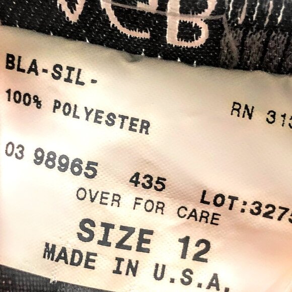 AGB Byer Black Dress VTG Maxi Sheer Overlay Slip Dress Silver Glittery Floral 12 - Picture 4 of 10